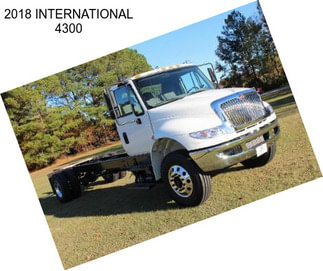 2018 INTERNATIONAL 4300