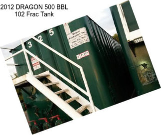 2012 DRAGON 500 BBL 102\