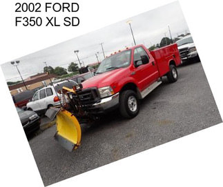 2002 FORD F350 XL SD