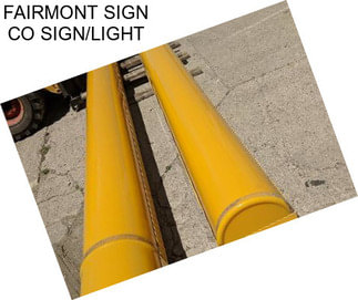 FAIRMONT SIGN CO SIGN/LIGHT