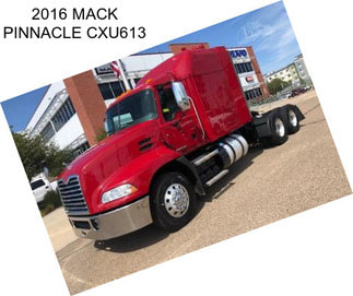 2016 MACK PINNACLE CXU613