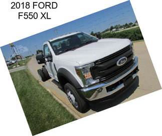 2018 FORD F550 XL