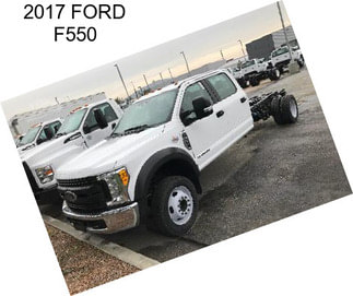 2017 FORD F550