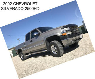 2002 CHEVROLET SILVERADO 2500HD