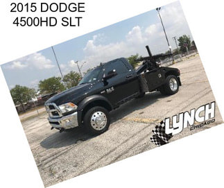 2015 DODGE 4500HD SLT