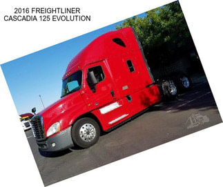 2016 FREIGHTLINER CASCADIA 125 EVOLUTION