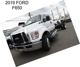 2019 FORD F650