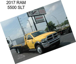 2017 RAM 5500 SLT