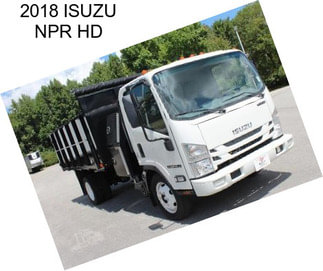 2018 ISUZU NPR HD