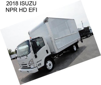 2018 ISUZU NPR HD EFI