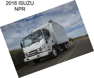 2016 ISUZU NPR