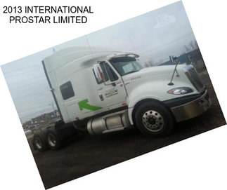 2013 INTERNATIONAL PROSTAR LIMITED