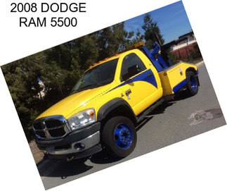 2008 DODGE RAM 5500