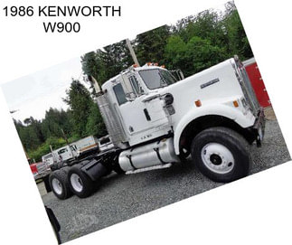 1986 KENWORTH W900