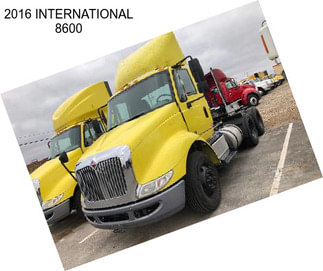 2016 INTERNATIONAL 8600