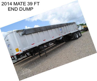 2014 MATE 39 FT END DUMP