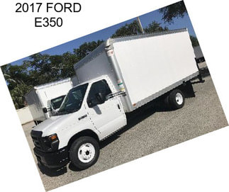 2017 FORD E350