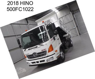 2018 HINO 500FC1022