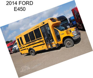 2014 FORD E450