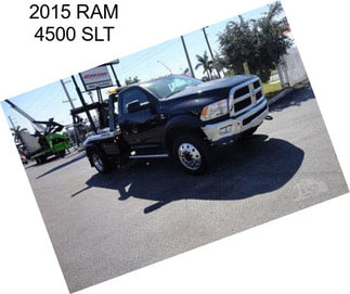 2015 RAM 4500 SLT