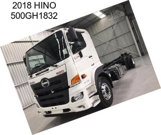 2018 HINO 500GH1832