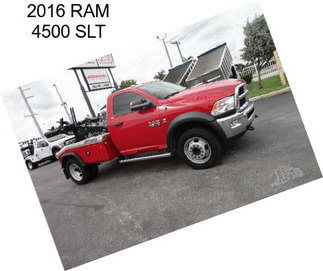 2016 RAM 4500 SLT