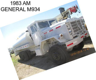 1983 AM GENERAL M934