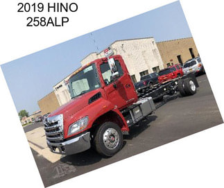 2019 HINO 258ALP