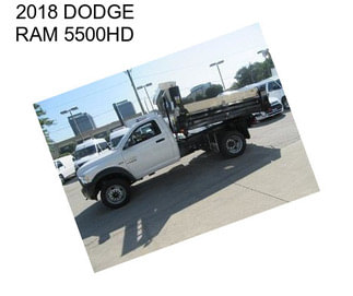 2018 DODGE RAM 5500HD