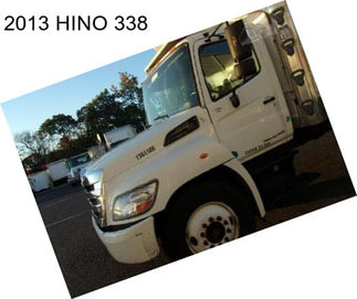 2013 HINO 338