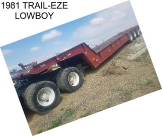 1981 TRAIL-EZE LOWBOY