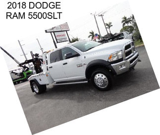 2018 DODGE RAM 5500SLT