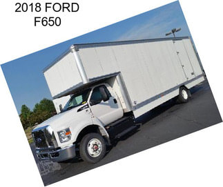 2018 FORD F650