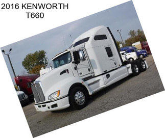 2016 KENWORTH T660