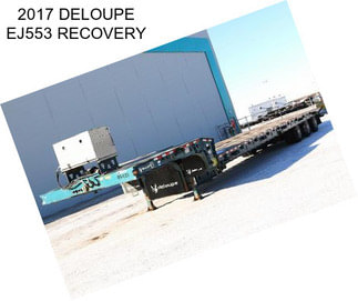 2017 DELOUPE EJ553 RECOVERY