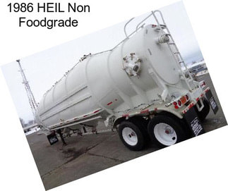 1986 HEIL Non Foodgrade