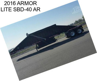 2016 ARMOR LITE SBD-40 AR