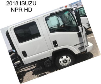 2018 ISUZU NPR HD