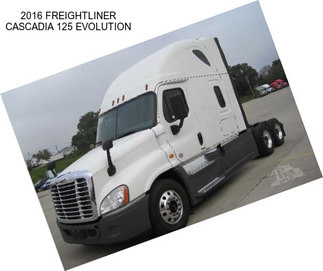 2016 FREIGHTLINER CASCADIA 125 EVOLUTION