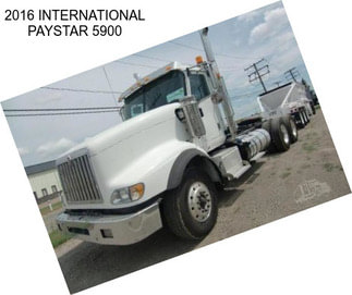 2016 INTERNATIONAL PAYSTAR 5900