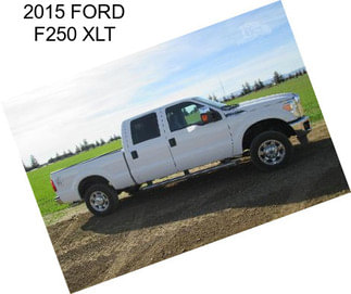 2015 FORD F250 XLT