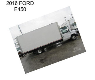 2016 FORD E450