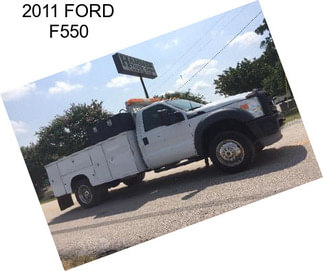 2011 FORD F550