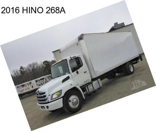 2016 HINO 268A