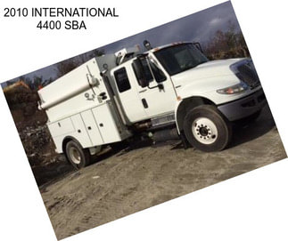 2010 INTERNATIONAL 4400 SBA