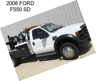 2008 FORD F550 SD