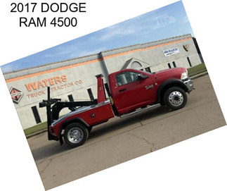 2017 DODGE RAM 4500