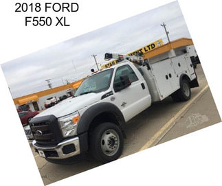 2018 FORD F550 XL