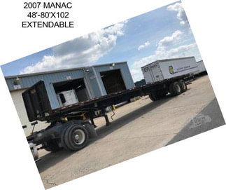 2007 MANAC 48\'-80\'X102\