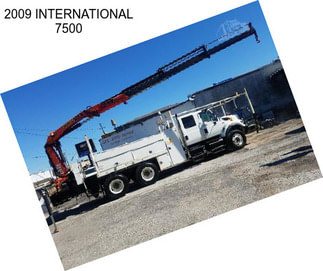 2009 INTERNATIONAL 7500